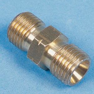 Liitin kaasuletkuun 2 x 1/4"-0